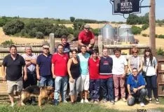 Visita de la peña a Reta
