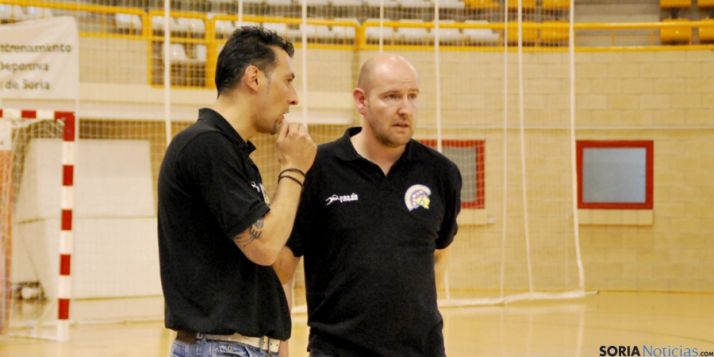 Fernando Sánchez (dcha.) y Óscar Ollero.