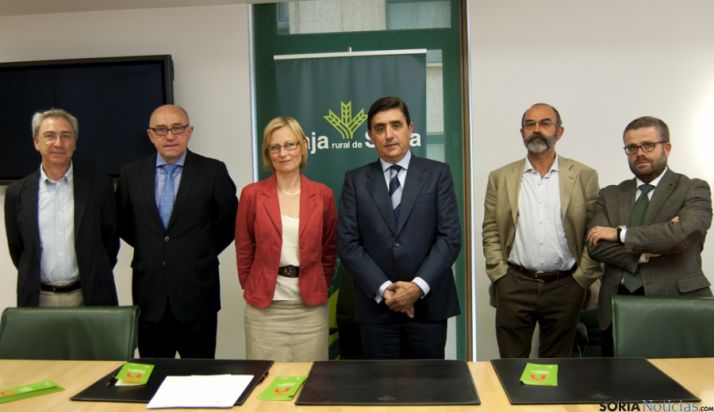 García (izda.), Barca, Fantini, Martínez, González y Gracia. / CR