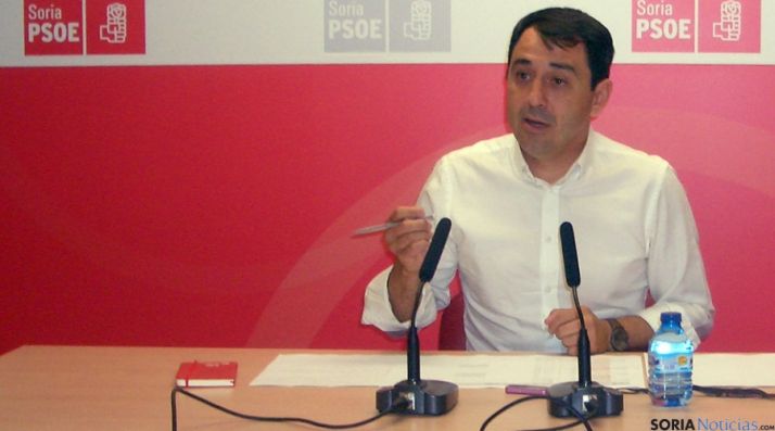 El secretario de Sanidad del PSOE soriano, Javier Muñoz. 