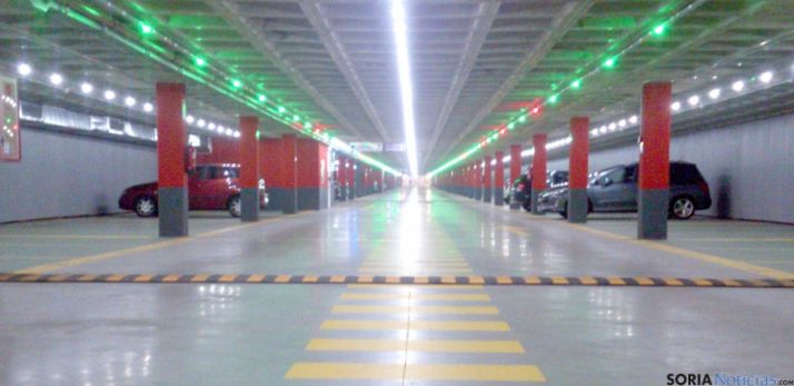 Interior del parking de Granados. / SN