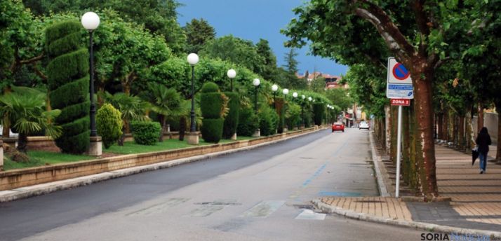 La calle Nicolás Rabal esta tarde. / SN