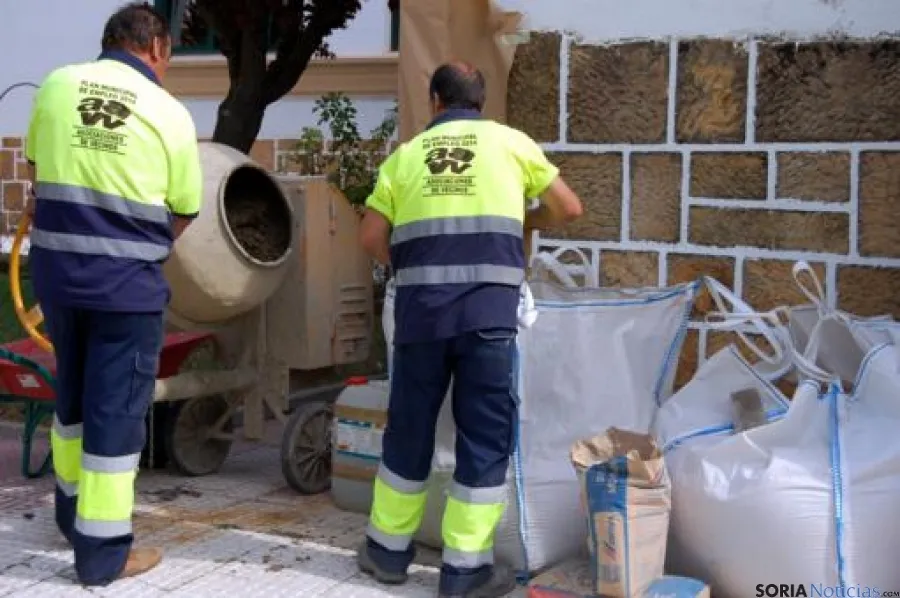 Operarios en La Barriada
