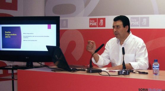 El diputado socialista por Soria Félix Lavilla este miércoles. 