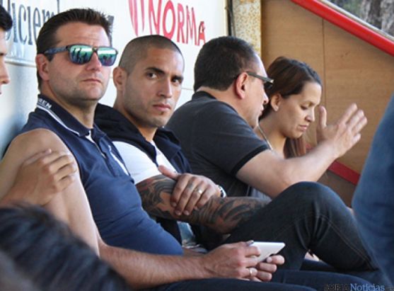Braian con César Palacios