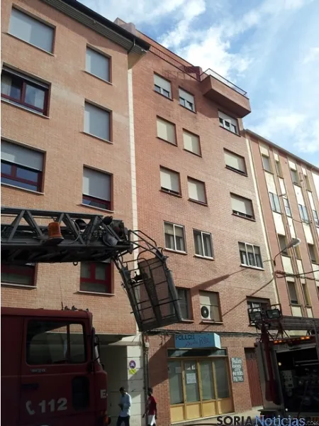 Actuación de los bomberos