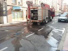 Actuación de los bomberos