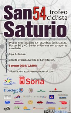 Cartel del 54º Trofeo San Saturio de Ciclismo