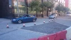 Tráfico por el centro de Soria