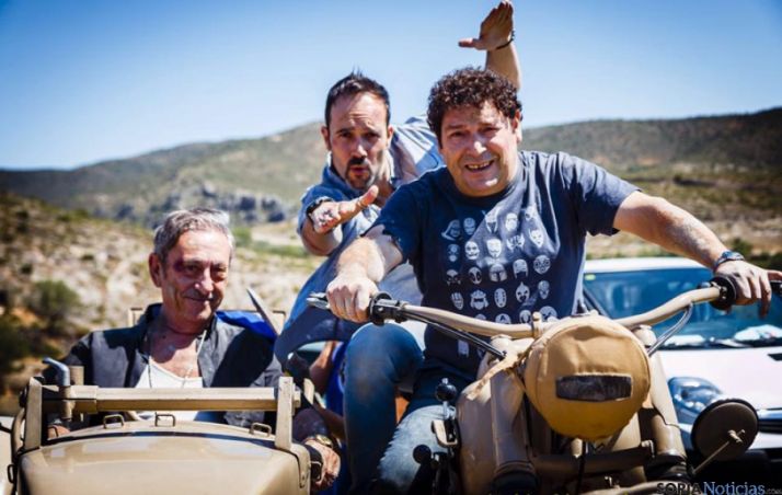 Grabación de una de las escenas del filme. /Iñaki Aláez