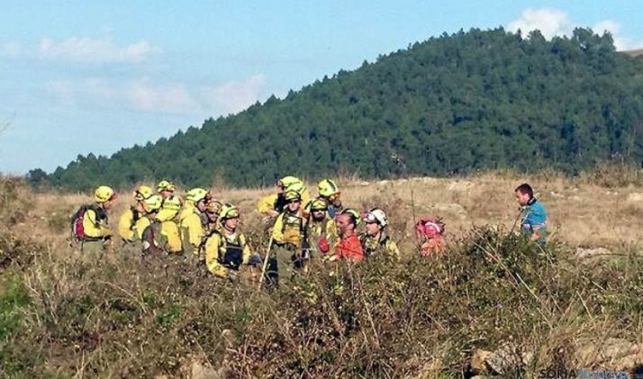La BRIF de Lubia ayer en Cantabria. / BRIF