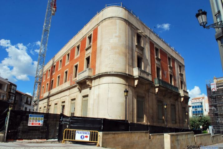 Imagen del Banco de España hoy. / SN