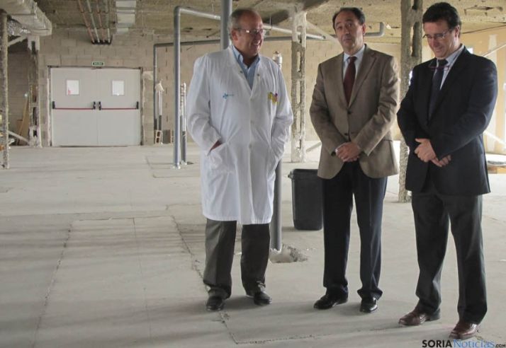 Delgado, (izda.), López e Iglesias. / Jta.