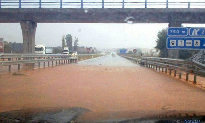 Imagen de la variante esta tarde de martes. / SN