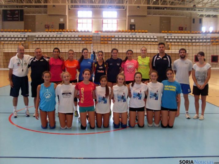 Jugadoras concentradas en Soria