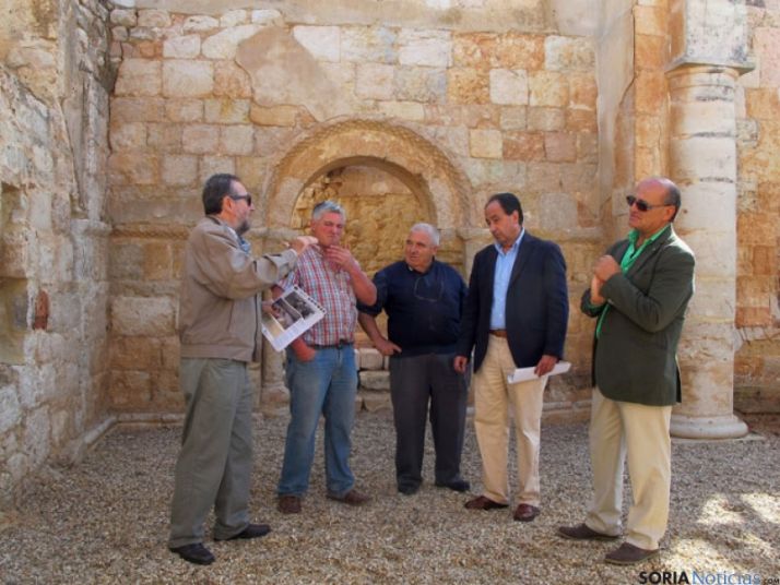 Visita a las obras de la ermita de Alcozar