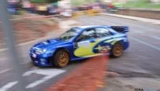 El Impreza de Morera, este domingo. / SN