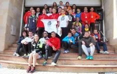 Los ganadores con sus medallas. / SN