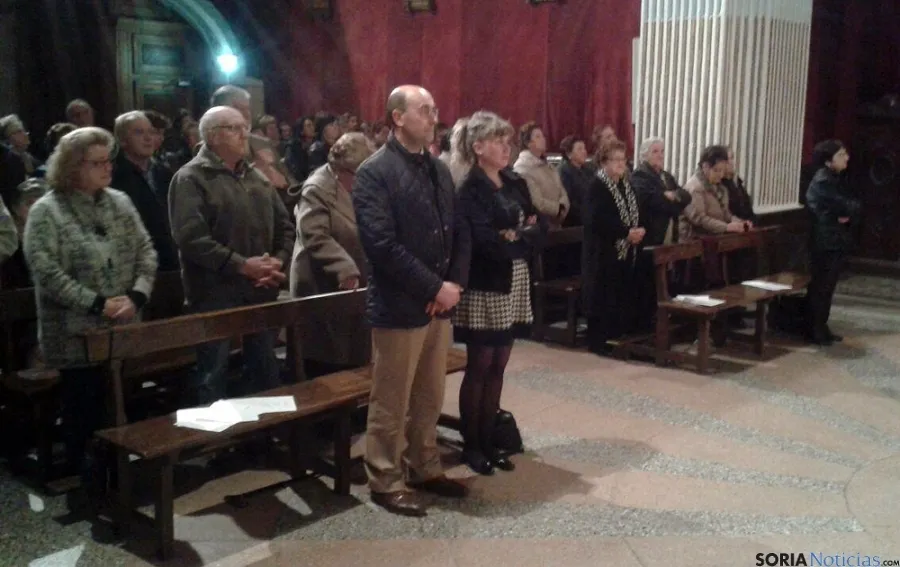 El templo de la Concepción este lunes. / SN