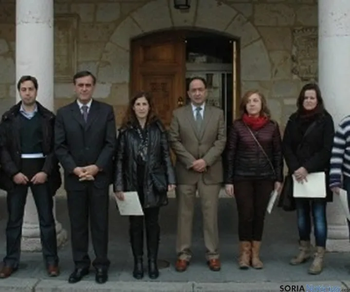Alumnos con Pardo y Represa