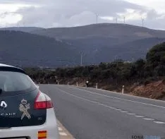 Guardia Civil en la N122