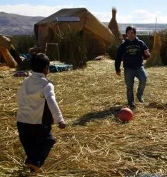 Antonio de Blas, en su estancia en Perú. 