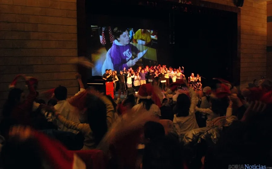 Momentos de los villancicos este martes. / SN