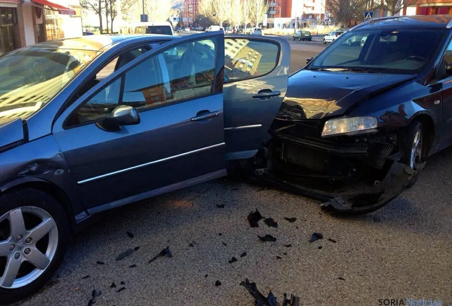 Estado de los vehículos tras el accidente. / SN
