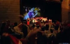 Momentos de los villancicos este martes. / SN