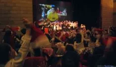 Momentos de los villancicos este martes. / SN