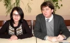 Adriana Lastra y Carlos Martínez