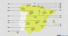 Distribución de los alojamientos rurales en España. 
