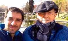 Silvestre, con su nieto Sergio, con quien tiene una especial unión. / SM
