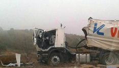 La cabina del camión tras el accidente. / SN