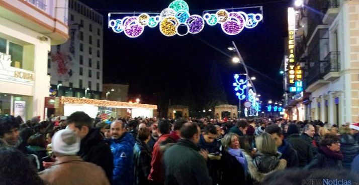 Imagen de la 'champanada' de esta Nochebuena. / SN