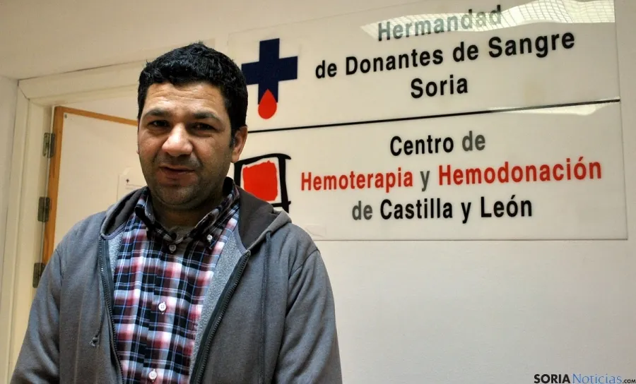 Ahmed El Boutaybi, presidente de la Comunidad Islamica en Soria. / SN