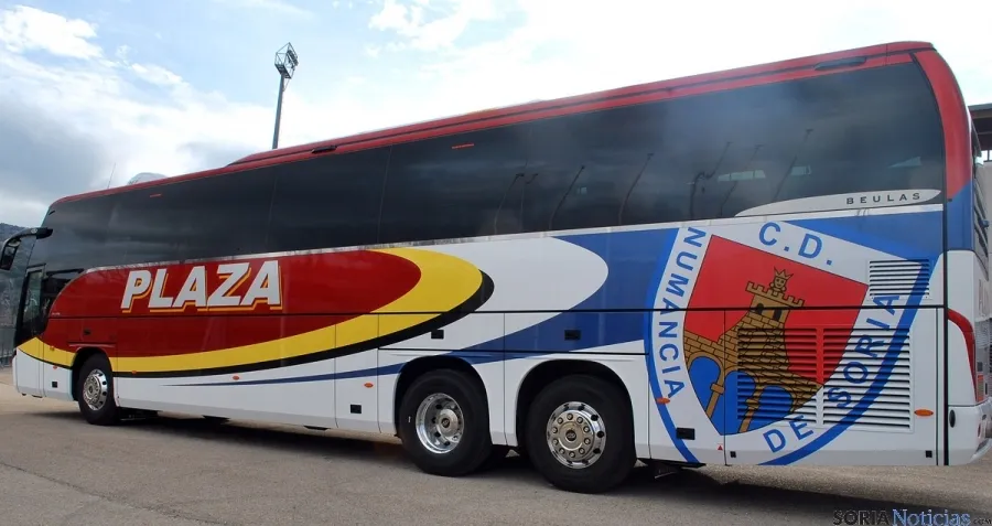 Nuevo y cómodo autobús para el Numancia. / SN
