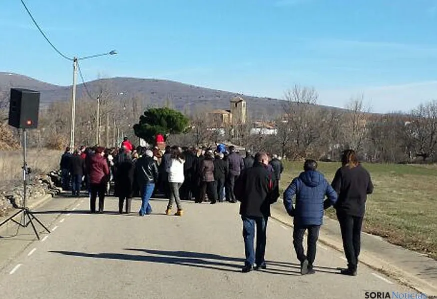 Diferentes momentos de la jornada en San Andrés y Almarza. / SN