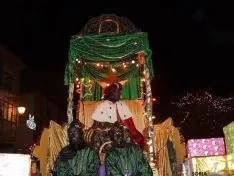 Los pequeños, felices esta noche en Almazán. 