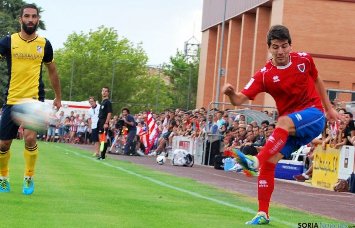 Bonilla, en un encuentro contra el Atlético de Madrid. / SN