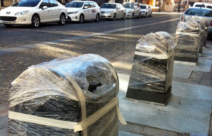 Los contenedores han estado fuera de servicio esta Navidad. 