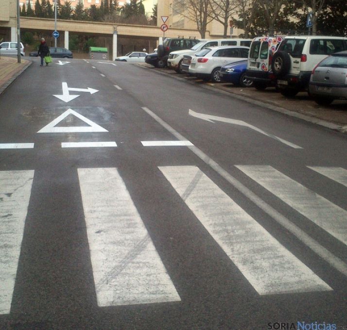 La calle, con la nueva señalización. / SN