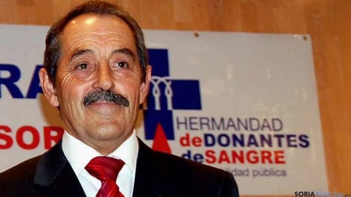 José Luis Molina preside la Hermandad de Donantes de Sangre en Soria. / SN