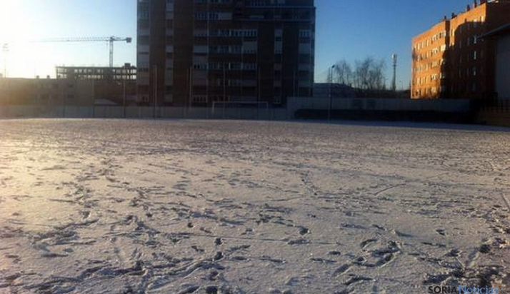Estado del campo de San Andrés. / Calasanz