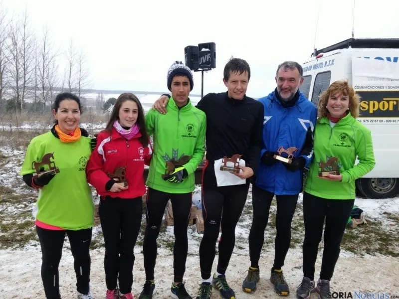Foto 2 - Germ&aacute;n Fern&aacute;ndez y Ana Mart&iacute;nez, ganadores del cross de Los Llamosos