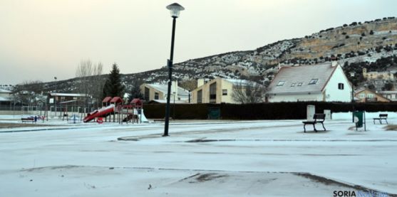 El hielo y la nieve, presente en muchos lugares de la provincia