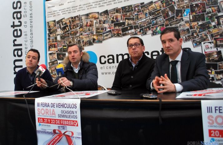 Madurga (izda,), Mateo, Moya y Sanz. / SN