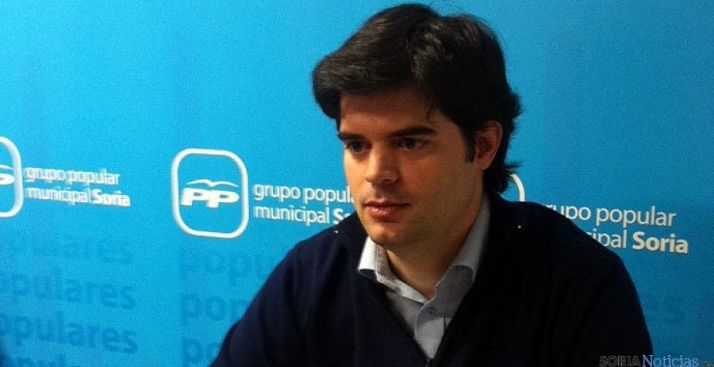 El concejal popular Javier Sanz. 