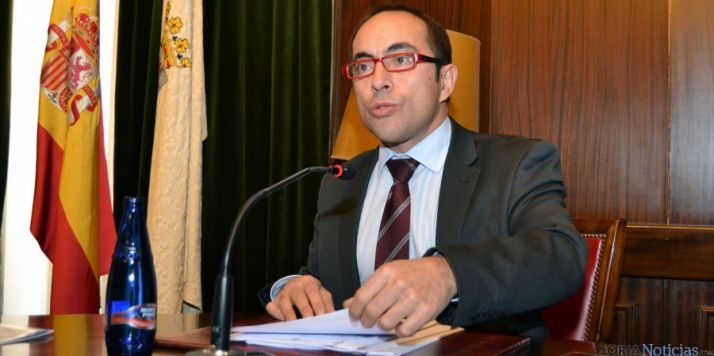 El teniente de alcalde de Soria, Luis Rey. / SN