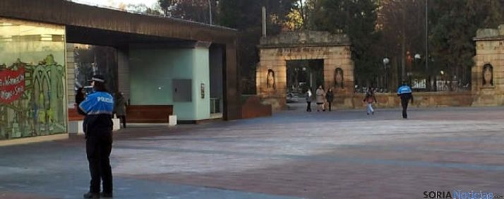 La plaza de Mariano Granados en la capital soriana. / SN